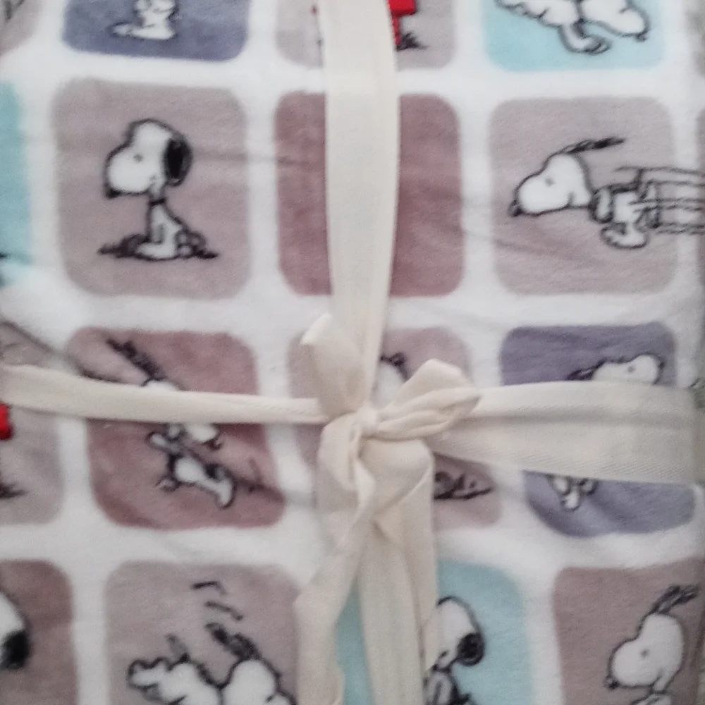 Snoopy queen blanket Berkshire